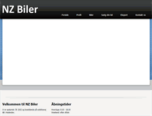 Tablet Screenshot of nzbiler.dk